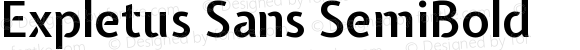 Expletus Sans SemiBold