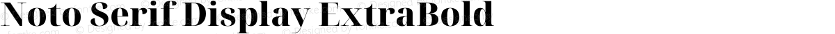 Noto Serif Display ExtraBold