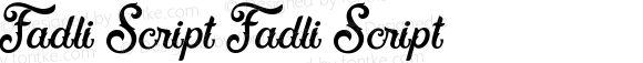 Fadli Script Fadli Script Version 1.00 February 27, 2015, initial release