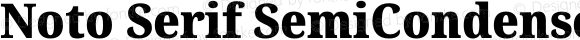 Noto Serif SemiCondensed Black