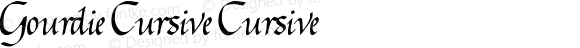 Gourdie Cursive