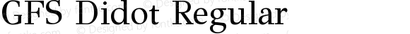 GFS Didot Regular