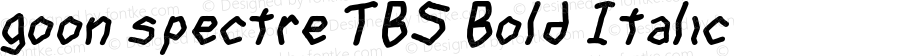 goon spectre TBS Bold Italic