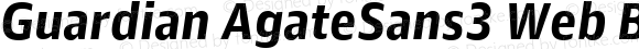 Guardian AgateSans3 Web Bold Italic