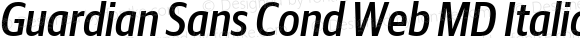Guardian Sans Cond Web MD Italic