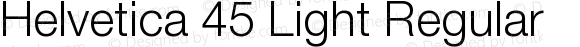 Helvetica 45 Light Regular