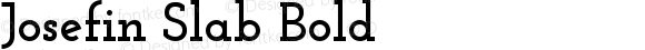 Josefin Slab Bold