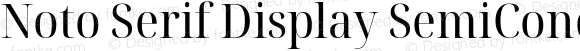 Noto Serif Display SemiCondensed