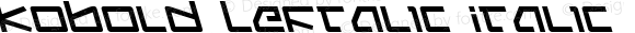 Kobold Leftalic Italic