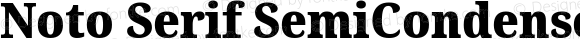 Noto Serif SemiCondensed Black