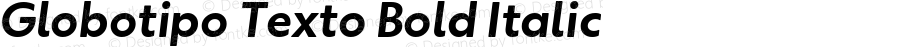 Globotipo Texto Bold Italic