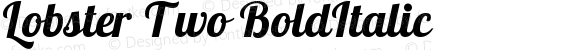 Lobster Two Bold Italic