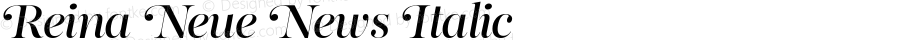 ReinaNeue-NewsItalic