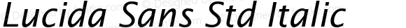 LucidaSansStd-Italic