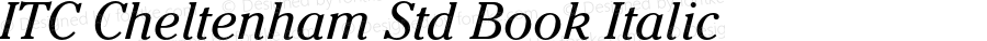 CheltenhamStd-BookItalic