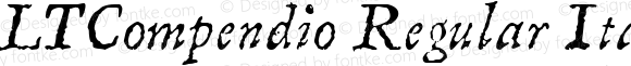 LTCompendio Regular Italic