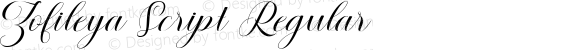 Zofileya Script Regular