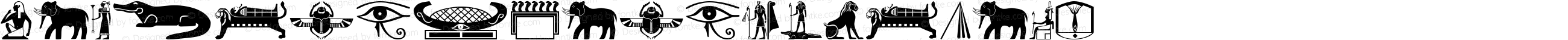 OldEgyptGlyphs