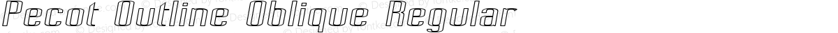 Pecot Outline Oblique Regular