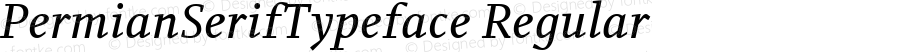 PermianSerifTypeface Regular