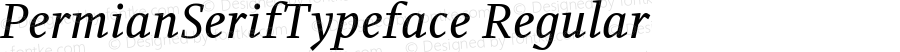 PermianSerifTypeface-Italic