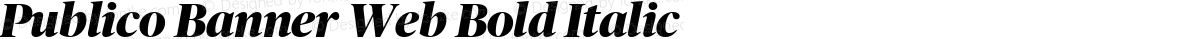 Publico Banner Web Bold Italic