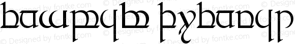 Tengwar Quenya-1 Book