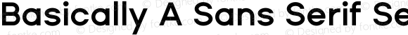 Basically A Sans Serif SemiBold