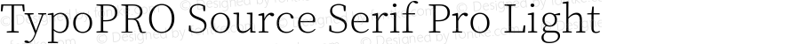 TypoPRO Source Serif 4 Light