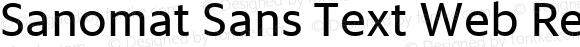 Sanomat Sans Text Web Reg Regular Version 1.1 2015