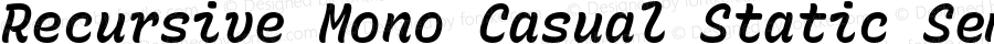 Recursive Mn Csl St SmB Italic