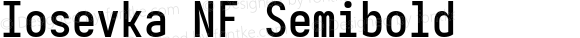 Iosevka Mayukai Sonata Semibold Nerd Font Complete Windows Compatible