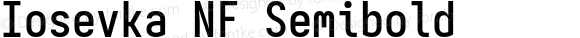 Iosevka Mayukai Serif Semibold Nerd Font Complete Mono Windows Compatible