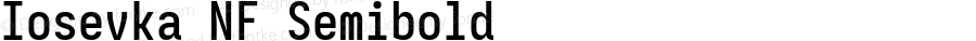 Iosevka Mayukai Monolite Semibold Nerd Font Complete Mono Windows Compatible