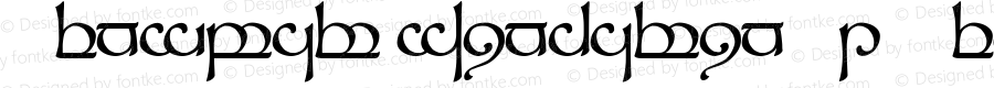 Tengwar Sindarin 1