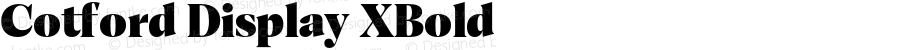 Cotford Display XBold