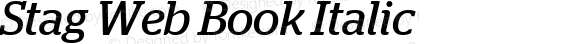 Stag Web Book Italic