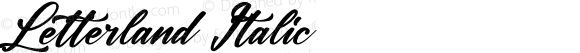 Letterland Italic