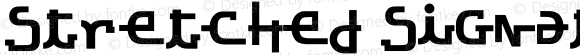 Stretched Signature Ext Bold Italic