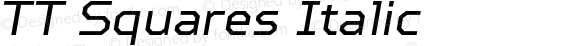 TT Squares Italic