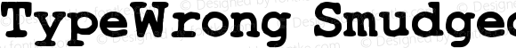 TypeWrong Smudged Bold