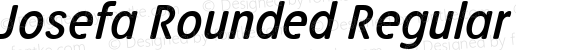 Josefa Rounded Book Italic