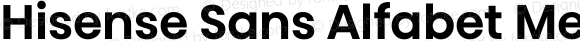 Hisense Sans Alfabet Medium
