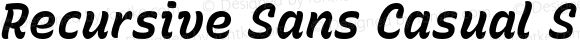 Recursive Sn Csl St Bold Italic