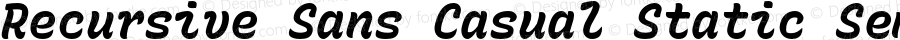 Recursive Sn Csl St SmB Italic