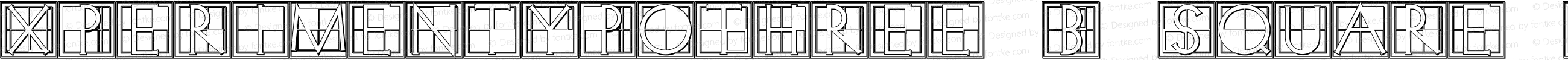 XperimentypoThree-B-Square Regular