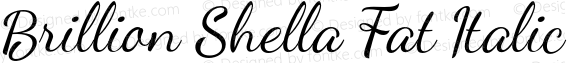 Brillion Shella Fat Italic