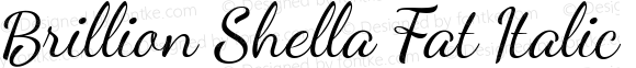 Brillion Shella - Fat Italic