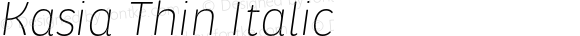 Kasia Thin Italic