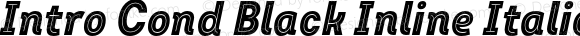 Intro Cond Black Inline Italic